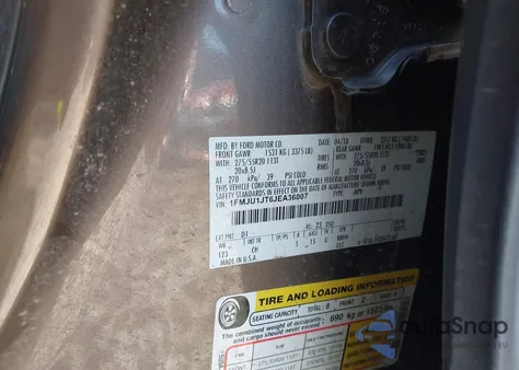 2018 Ford Expedition Xlt z USA, uszkodzony, nr VIN 1FMJU1JT6JEA36007